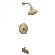Revival 1-Handle 1-Spray Tub and Shower Faucet Trim Only in Vibrant Brushed Bronze (Valve Not Included)