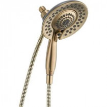 In2ition Two-in-One 5-Spray Hand Shower and Shower Head Combo Kit in Champagne Bronze