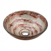 Ares Glass Vessel Sink in Multicolor