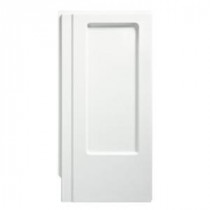 Advantage 32 in. x 35-1/4 in. x 66-1/4 in. 1-piece Direct-to-Stud Shower Left Wall in White