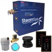 Royal 7.5kW QuickStart Steam Bath Generator Package with Built-In Auto Drain in Polished Oil Rubbed Bronze