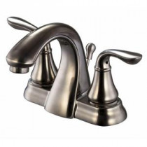 Chambery 4 in. Centerset 2-Handle Mid-Arc Bathroom Faucet in Brushed Nickel