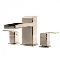 Kenzo 2-Handle Deck Mount Roman Tub Faucet Trim Kit in Brushed Nickel (Valve Not Included)