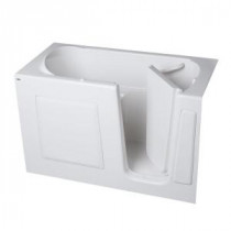 Gelcoat 5 ft. Walk-In Air Bath Tub with Right Quick Drain in White