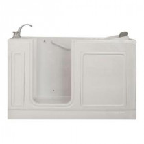 Acrylic Standard Series 60 in. x 32 in. Walk-In Whirlpool and Air Bath Tub with Quick Drain in White