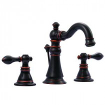 Kingston Brass 8 in. Widespread 2-Handle High-Arc Bathroom Faucet in Oil Rubbed Bronze