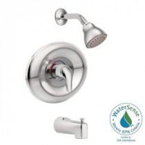 Chateau Single-Handle 1-Spray Tub and Shower Faucet in Chrome