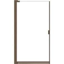 Classic 30-1/8 in. x 66 in. Semi-Framed Pivot Shower Door in Oil Rubbed Bronze