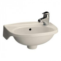 Tina Wall-Mounted Bathroom Sink in Bisque