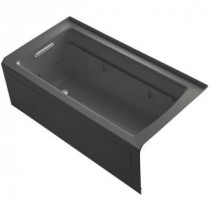 Archer 5 ft. Whirlpool Tub in Thunder Grey