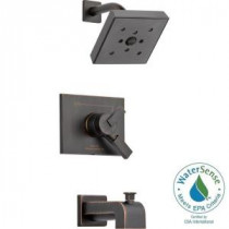 Vero 1-Handle H2Okinetic Tub and Shower Faucet Trim Kit in Venetian Bronze (Valve Not Included)