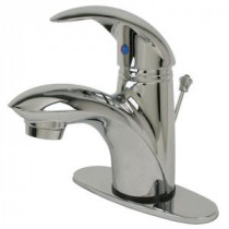 Vantage Collection 4 in. Centerset 1-Handle Bathroom Faucet with Pop-Up Drain in Chrome