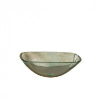 Cantrio Tempered Glass Vessel Sink in Clear