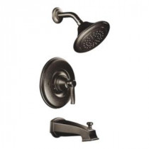 Rothbury Single-Handle 1-Spray Moentrol Tub and Shower Faucet Trim Kit in Oil Rubbed Bronze