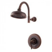 Ashfield Single-Handle Shower Faucet Trim Kit in Rustic Bronze (Valve Not Included)