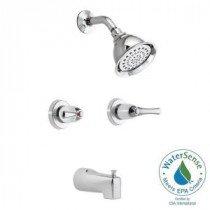 Adler 2-Handle 1-Spray Tub and Shower Faucet in Chrome