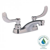 Monterrey 4 in. Centerset 2-Handle Bathroom Faucet without Drain Wrist Blade Handle in Chrome