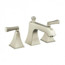 Memoirs 2-Handle Low Arc Bath Faucet Trim Only in Vibrant Brushed Nickel (Valve Not Included)