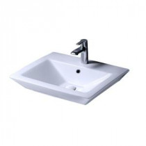 Aristocrat 18-1/2 in. Pedestal Sink Basin in White