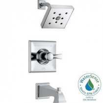 Dryden 1-Handle H2Okinetic 1-Spray Tub and Shower Faucet Trim Kit in Chrome (Valve Not Included)