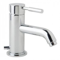 Pelago Single Hole 1-Handle Low-Arc Bathroom Faucet in Chrome