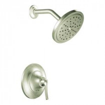 Fina PosiTemp Shower Trim Kit in Brushed Nickel (Valve Sold Separately)