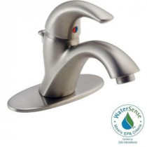 Classic Single Hole Single-Handle Bathroom Faucet in Stainless
