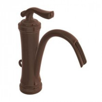 Winslet Single Hole 1-Handle Mid-Arc Bathroom Faucet in Oil Rubbed Bronze (Valve Not Included)