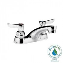 Monterrey 4 in. Centerset 2-Handle Low-Arc Bathroom Faucet in Polished Chrome