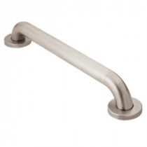Home Care 36 in. x 1-1/2 in. Concealed Screw Peened Grab Bar in Stainless Steel