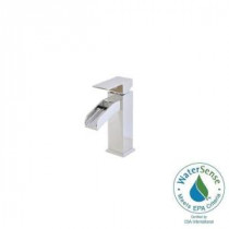 Single Hole 1-Handle Mid-Arc Bathroom Faucet in Chrome