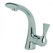Adelais Single Hole Single-Handle High-Arc Bathroom Faucet in Chrome