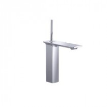 Stance Single Hole Single Handle Mid-Arc Bathroom Faucet in Polished Chrome