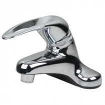 Non Metallic Series 4 in. Centerset 1-Handle Bathroom Faucet in Chrome