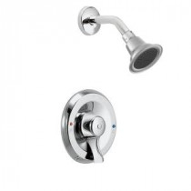 Commercial 1-Handle Tub and Shower Faucet Trim Kit in Chrome (Valve Not Included)