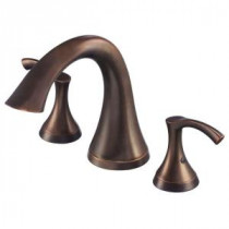 Antioch Roman Tub Faucet Trim Only in Tumbled Bronze (Valve Not Included)