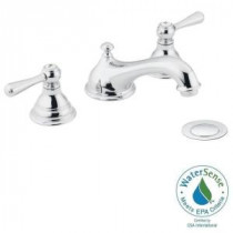 Kingsley 8 in. Widespread 2-Handle Bathroom Faucet Trim Kit in Chrome (Valve Sold Separately)
