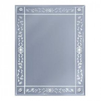 24 in. x 36 in. Large Daisy Rectangle Mirror