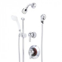 Temptrol 2000 1-Spray Hand Shower and Shower Head Combo Kit in Chrome