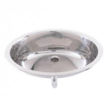Simply Stainless Drop-in Bathroom Sink in Stainless Steel