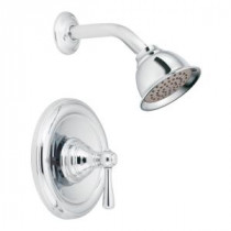 Kingsley Posi-Temp Single-Handle 1-Spray Shower Faucet Trim Kit in Chrome (Valve Sold Separately)