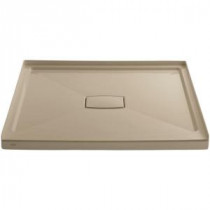 Archer 48 in. x 48 in. Single Threshold Shower Base in Mexican Sand