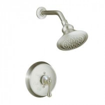Revival 1-Handle 1-Spray Shower Faucet in Vibrant Brushed Nickel