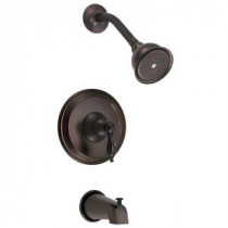Fairmont 1-Handle Pressure Balance Tub and Shower Trim Only in Oil Rubbed Bronze (Valve Not Included)