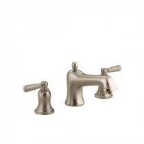 Bancroft 2-Handle Deck-Mount Roman Tub Faucet Trim Kit in Vibrant Brushed Bronze (Valve Not Included)