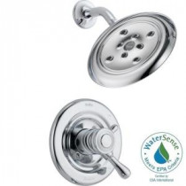Leland 1-Handle H2Okinetic Shower Only Faucet Trim Kit in Chrome (Valve Not Included)