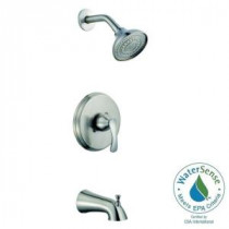 Edgewood Single-Handle 1-Spray Tub and Shower Faucet in Brushed Nickel