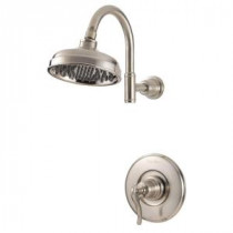 Ashfield Single-Handle Shower Faucet Trim Kit in Brushed Nickel (Valve Not Included)