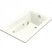 Mariposa 5 ft. Whirlpool Tub with Reversible Drain in Biscuit