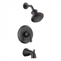 Madison Single-Handle 3-Spray Tub and Shower Faucet in Oil Rubbed Bronze